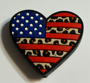 Leopard Flag Heart