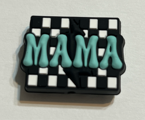 Mama Checkered Square