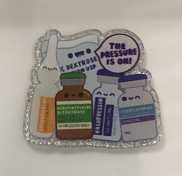 The Pressure is on Acrylic