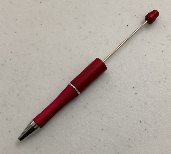 Pearl Red Beadable Pen