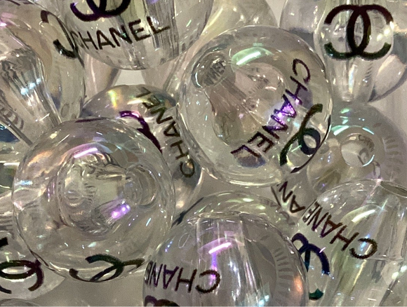 16mm C.C Clear Acrylic Bead