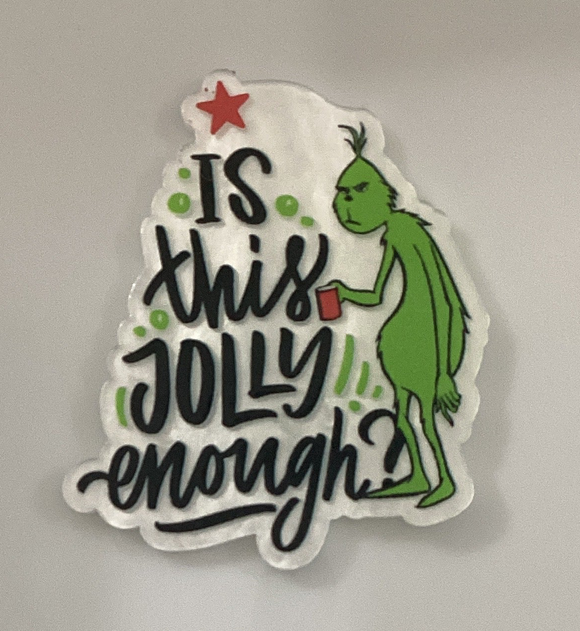 Jolly Grinch Acrylic