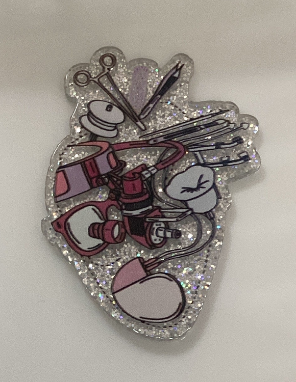 Heart with Tools Acrylic