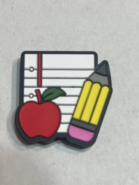 Teacher Paper, Apple, Pencil