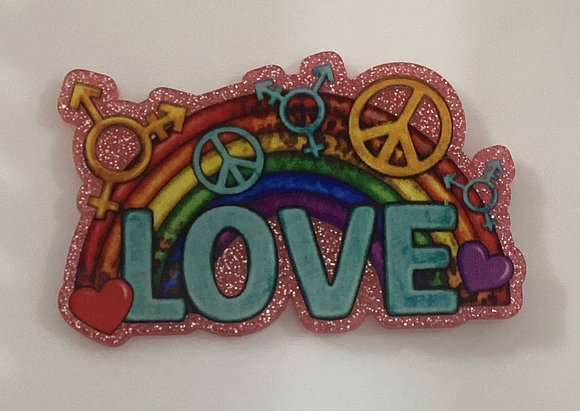 Love Peace Acrylic