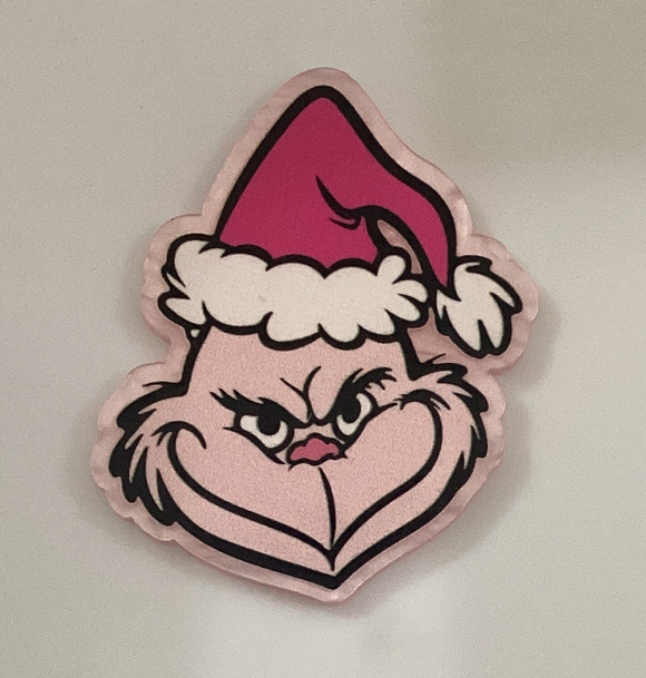 Pink Grinch Acrylic