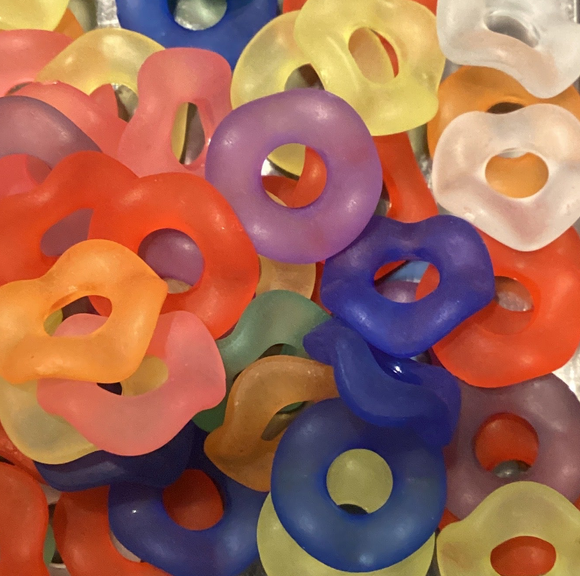 12mm Frosted Mix Wavy Spacer