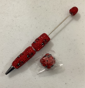 Lady Bug Bling Pen & Bead