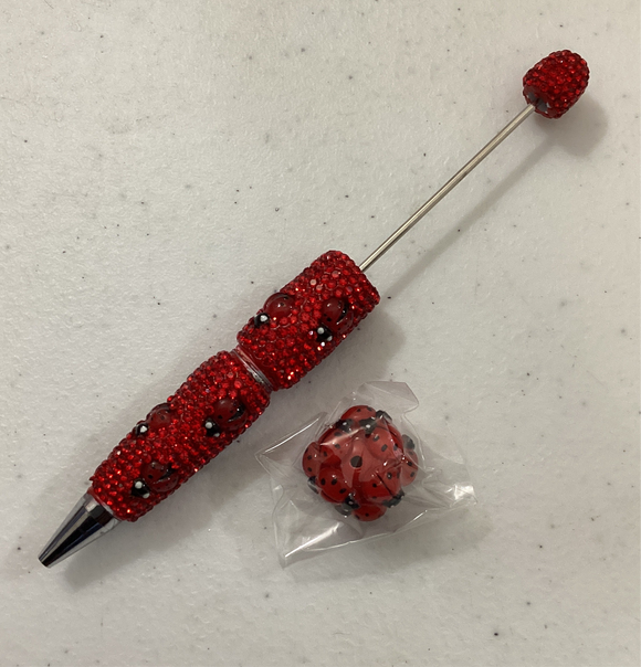Lady Bug Bling Pen & Bead