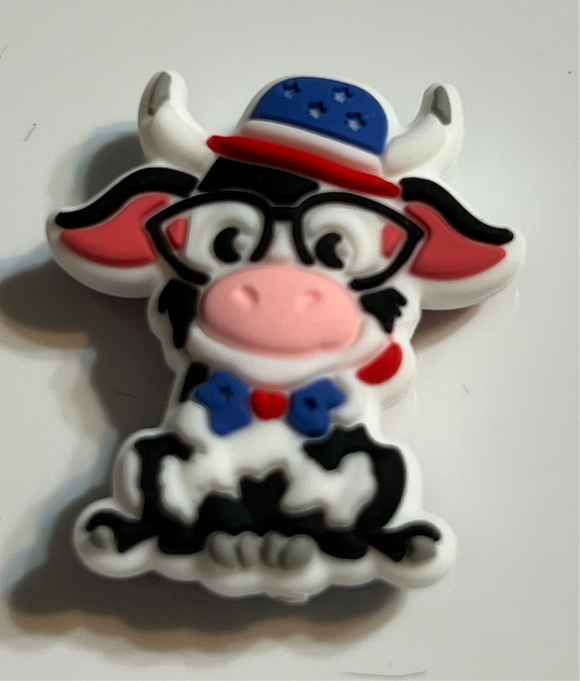 Red White Blue Cow