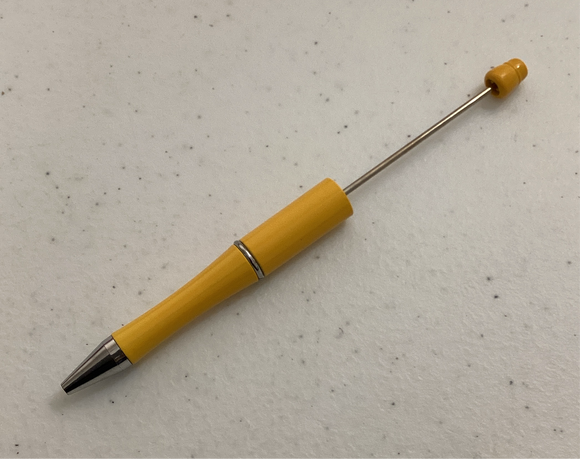 Butterscotch Yellow Beadable Pen