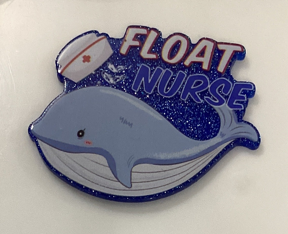 Float Nurse Whale Acrylic