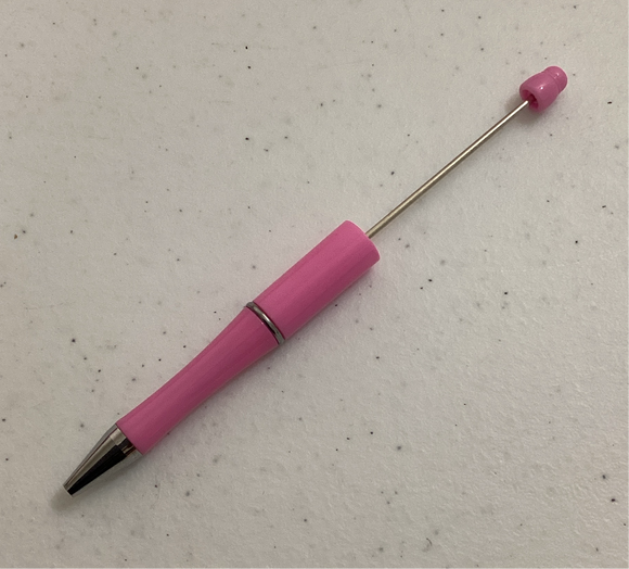 Taffy Pink Beadable Pen