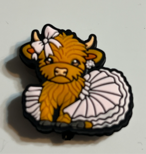 Cute Cow With Pink Skirt