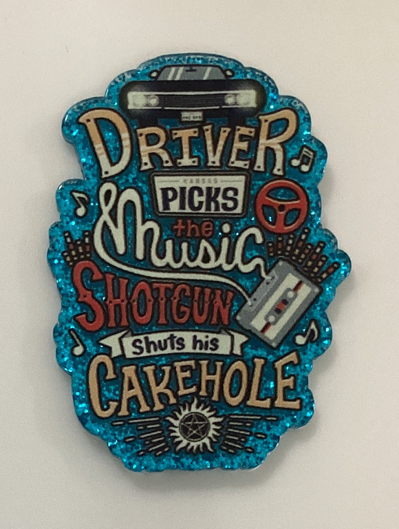 Driver Picks the Music Acrylic