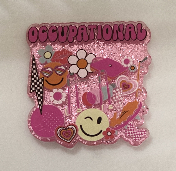 Pink Occupational Acrylic