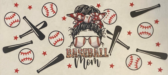Baseball Mom Cup Wrap