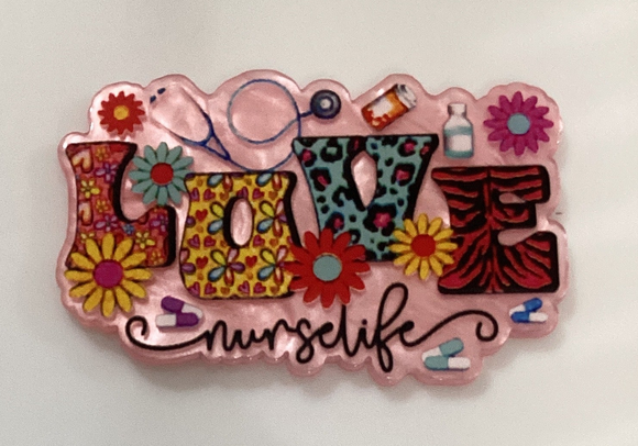Love Nurse Life Acrylic