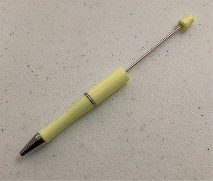 Light Yellow Beadable Pen