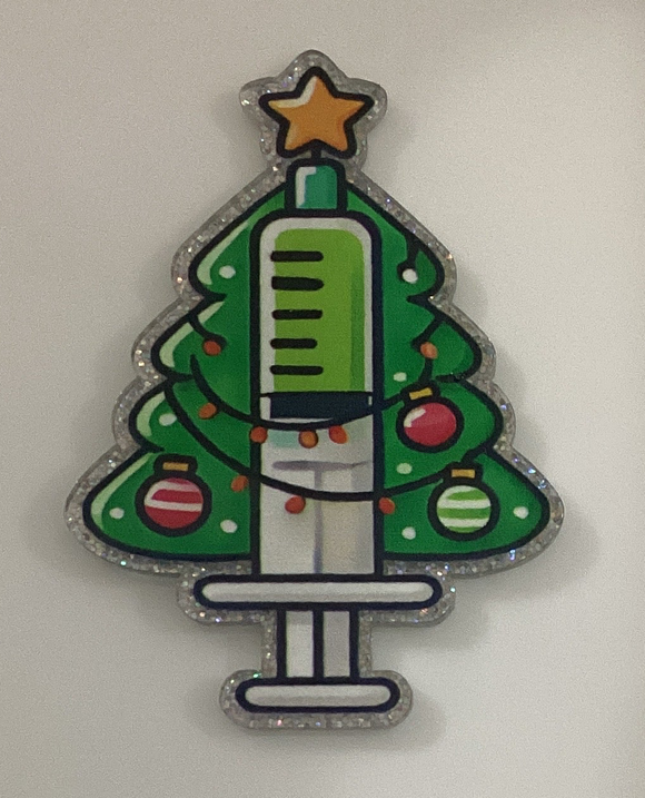 Syringe Christmas Tree Acrylic
