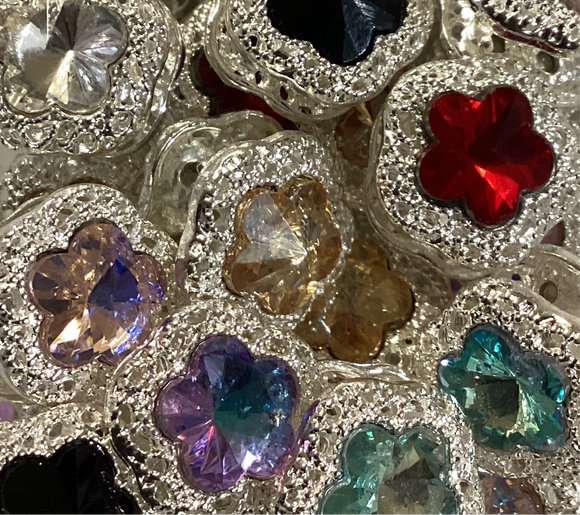 Fancy Small Jewel Bling Flower