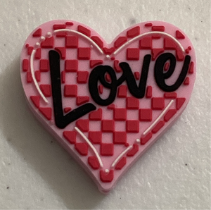 Love Checkered Heart