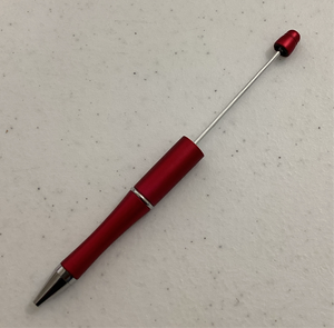 Pearl Red Beadable Pen