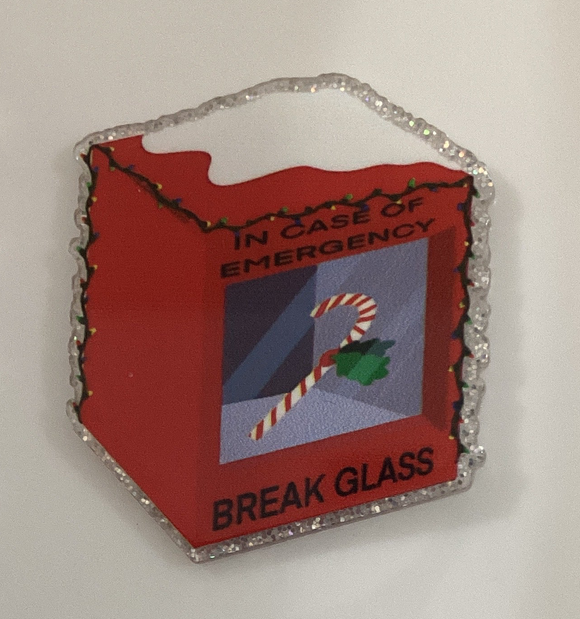 In Case of Emergency Box Christmas Acrylic