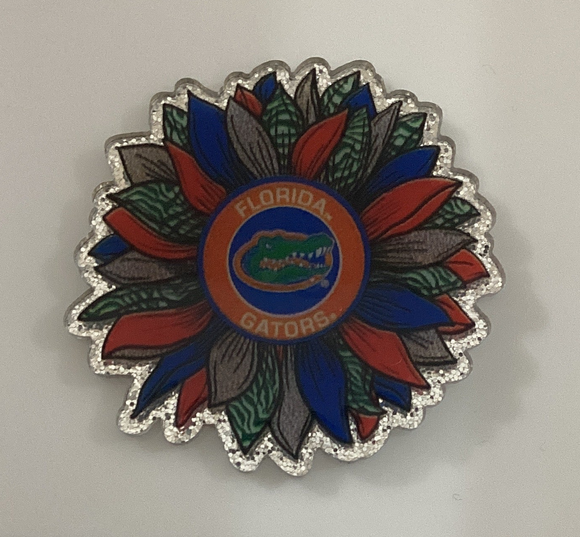Gator Flower College Football Acrylic