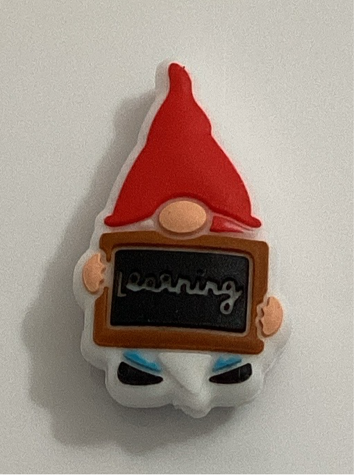 Gnome Holding Learning Blackboard