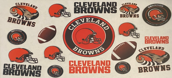 Browns Football Cup Wrap