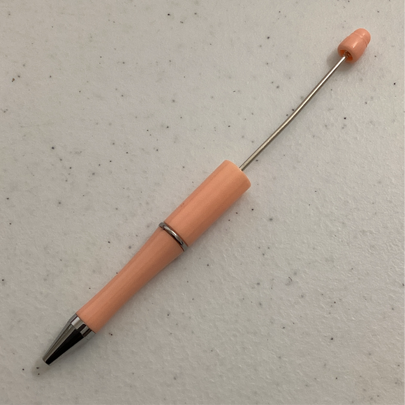 Malibu Peach Beadable Pen