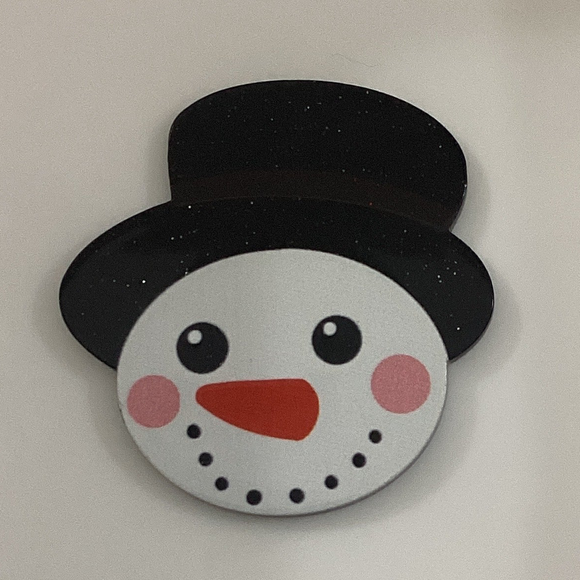 Snowman Head Christmas Acrylic