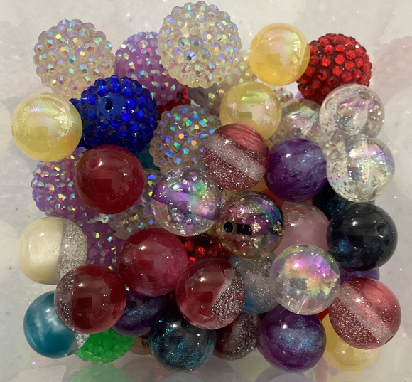 80PC Sparkle & Bling Bead Mix
