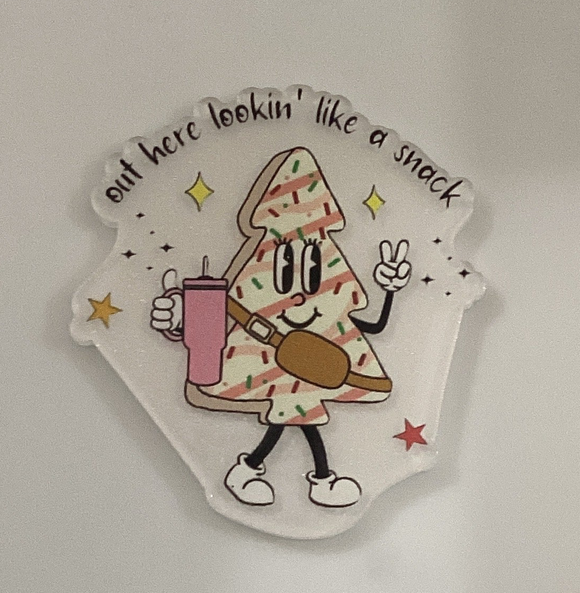 Out Here Lookin’ like a Snack Christmas Acrylic