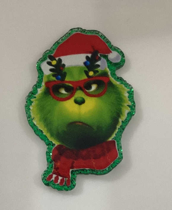 Grumpy Glasses Grinch Acrylic