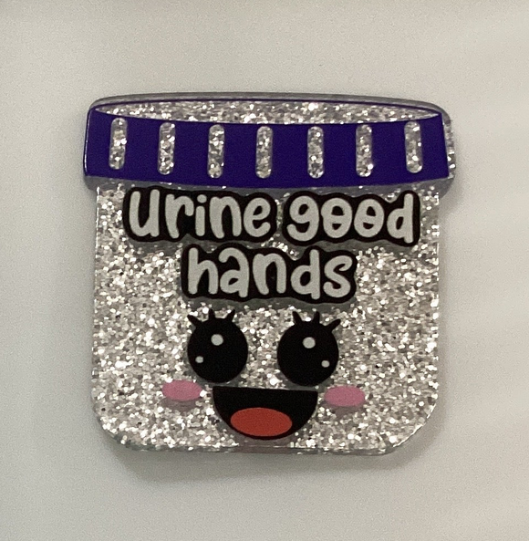 Urine Good Hands Acrylic