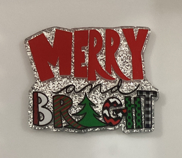 Merry and Bright Christmas Acrylic