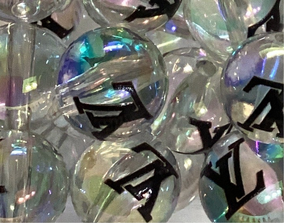 16mm V.L Clear Acrylic Bead