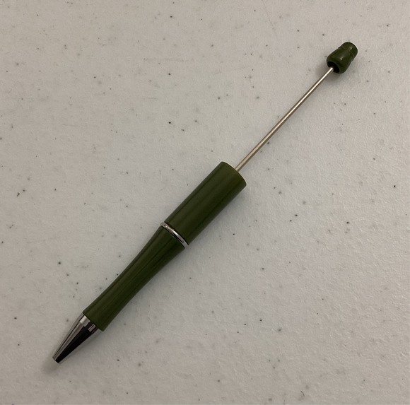 Olive Green Beadable Pen