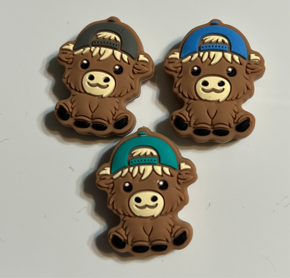 Cute Boy Cows With Hat