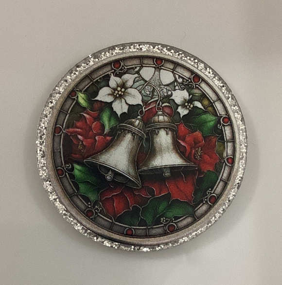 Bells and Flowers Christmas Acrylic