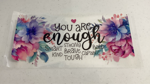 You Are Enough UVDTF Cup Wrap